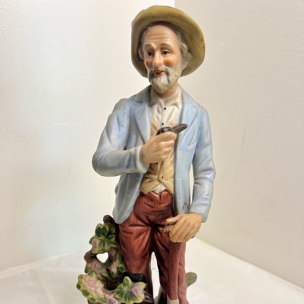 Vintage farmer figurine
